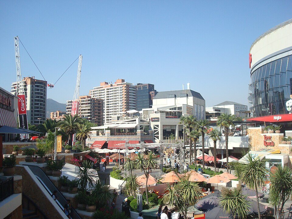 Terrazas del Boulevard Parque Arauco, fotografía de archivo de 2009